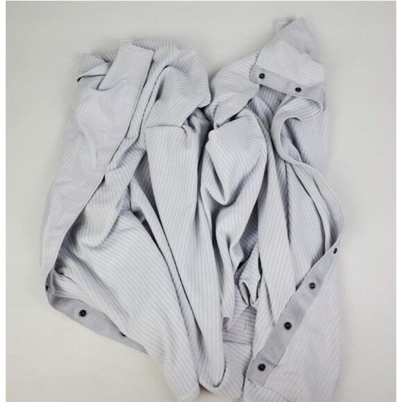Lululemon Vinyasa Scarf Heathered Fossil Gray Multi Wrap Athletic Yoga Nursing - Picture 4 of 5